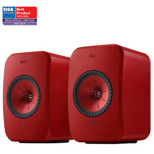 KEF LSX II Lave Red